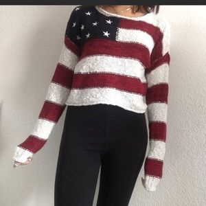 Knit US Flag Sweater 🇺🇸
